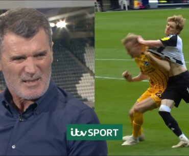 "It's a moment of madness" - Roy Keane on the Anthony Gordon red card in the FA Cup | ITV Sport