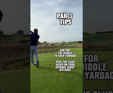 Par 3 golf tips to score lower #golf #golftips #golfer