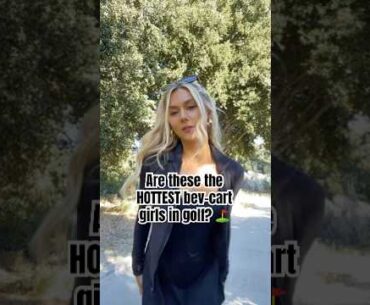 Are These the Hottest Bev Cart Girls in Golf? ⛳🔥