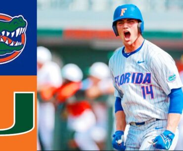 Florida vs Miami Baseball Full Highlights, Mar 01 2025 | Men's College Baseball 2025