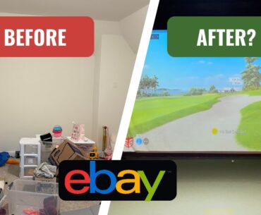 Can I build a golf simulator using only profits from selling used golf clubs on eBay?