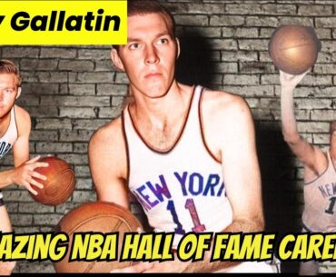HARRY GALLATIN'S Amazing NBA Hall of Fame Career Highlights!