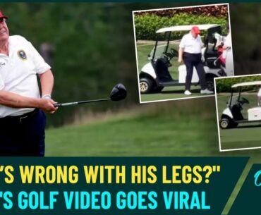 Trump Struggles to Walk in Viral Golf Video – Hidden Health Issues or Baseless Rumors? | Oneindia