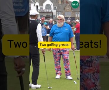 Tiger woods and John Daly - Two golfing greats !