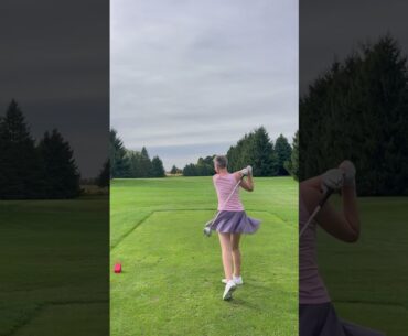 #driverswing #golfgirl #golf #golfswing #golfcourse #golfbeginner #canadalife #golflife #golfoutfit