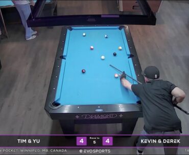 TIM & YU vs KEVIN & DEREK - HIDDEN POCKET - TABLE 10 | EvoSports