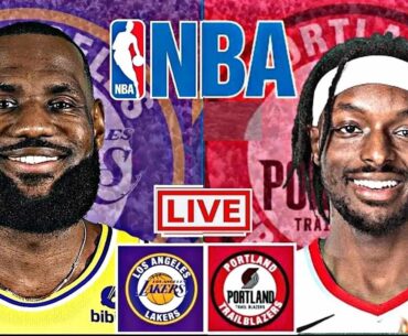 NBA LIVE: LOS ANGELES LAKERS vs PORTLAND TRAIL BLAZERS (Livescore)