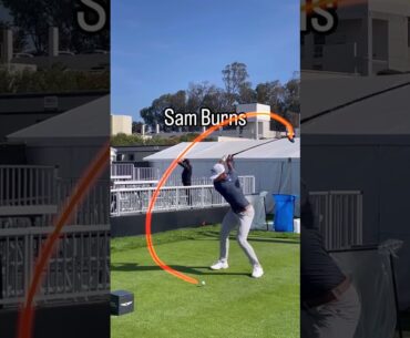 2025 PGA Power Hitter Sam Burns Awesome Swing Motion & Slow Motion