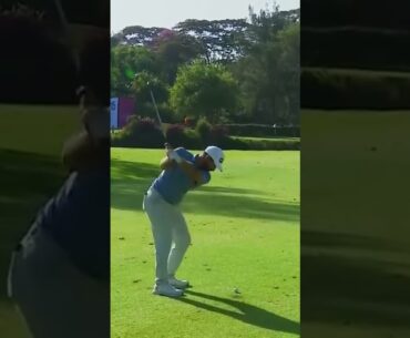 John Parry Wedge Shot Down the Line #golfswing #golf #johnparry #dpworldtour