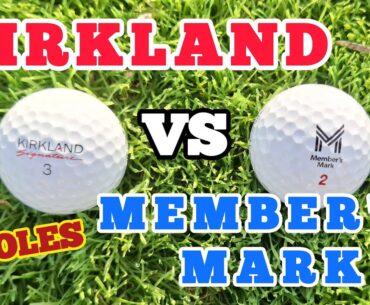 Kirkland Signature (*Version 2) VS Member's Mark Golf Ball 5 Hole Cringe Golf Match