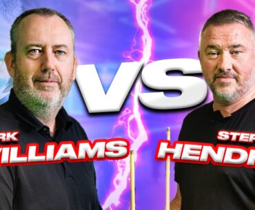 Stephen Hendry VS Mark Williams In An Epic Snooker Skills Battle