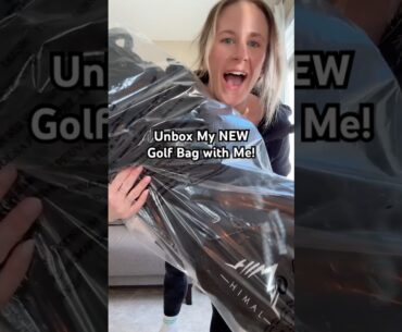 I'm SO EXCITED to Unbox My NEW Golf Bag!