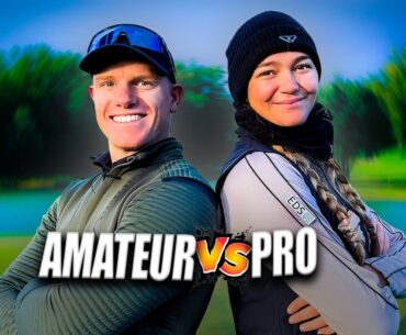 Ça joue très fort avec une joueuse du LET ! Teech Pro Cup avec Ariane Klotz au Golf Club de Lyon !