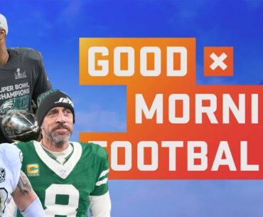 Saquon Barkley Contract, Maxx Crosby & Aaron Rodgers together & Nick Emmanwori visits GMFB