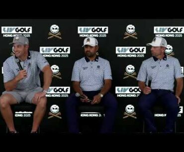 LIV Golf Hong Kong 2025 Pre Event Presser: Bryson DeChambeau Charles Howell Lahiri Crushers GC