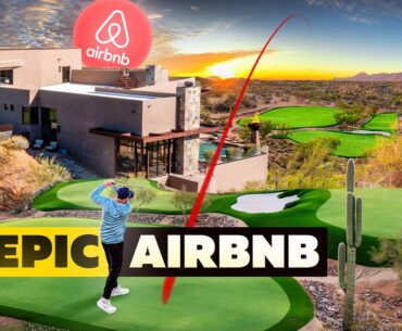 We Rented this INSANE Airbnb with its own PRIVATE Golf Course!