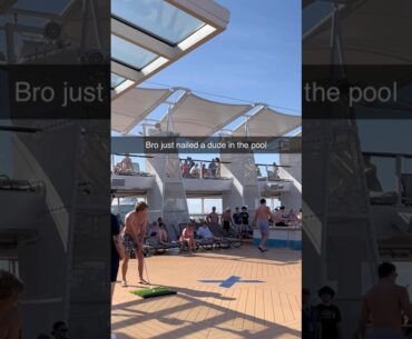 CRAZY Golf Fail on a cruise #golf #golfswing