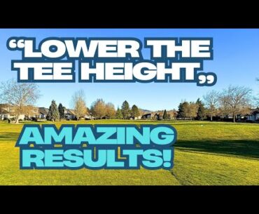 Will lowering the tee height help my driver? 18 Holes Golf Vlog Red Tail Golf Course