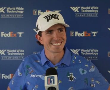 Nico Echavarría Thursday Flash Interview 2024 World Wide Technology Championship © PGA Tour