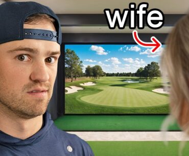 I Built A Secret Golf Simulator In My Apartment