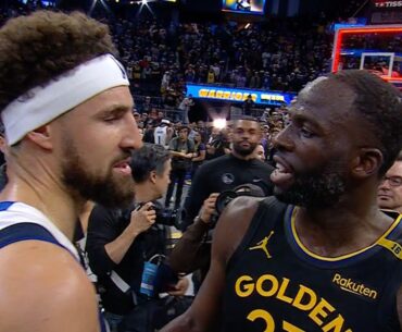 Klay Thompson Embraces Steph Curry, Draymond Green, Steve Kerr After Warriors vs. Mavs