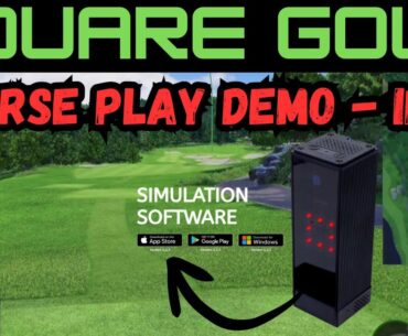 Square Golf Launch Monitor | Course Play on iPad
