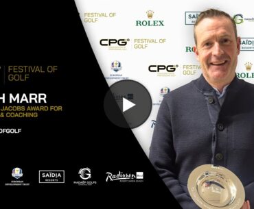 The Coaches' Coach, Hugh Marr, Wins John Jacobs Award