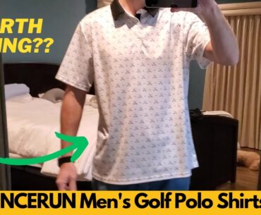 INCERUN Men's Golf Polo Shirts Short Sleeve Print Performance Moisture Wicking Dry Fit - Worth It?