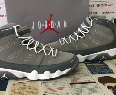 Air Jordan 9 Retro Cool Grey 2025 1st Review