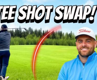 Pro & Mid Handicapper: 3 Hole Golf Tee Shot Swap Challenge!