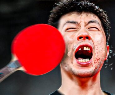 Most DRAMATIC Table Tennis Racket Throws!