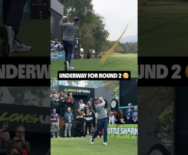 Paul Casey stripes it to start play 👊 #golf #LIVGolf #sports