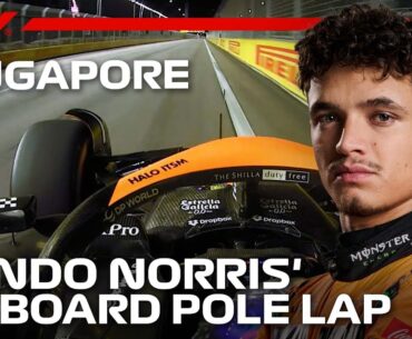 Lando Norris' Pole Lap | 2024 Singapore Grand Prix | Pirelli