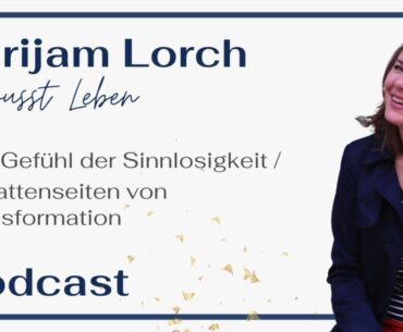 Das Gefühl der Sinnlosigkeit / Schattenseiten von Transformation | Podcast #128