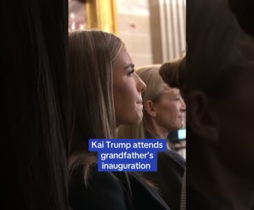 Kai Trump attends grandfather's inauguration