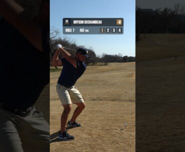 Bryson playing a normal golf course is hilarious 😂 #golf