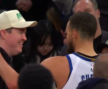 Shane Gillis Meets Steph Curry After Warriors Game!