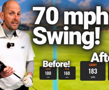 Senior Golfers BOOST Your Drives by 50 YARDS with a 70mph Swing!