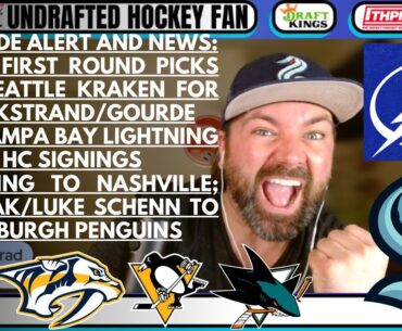 NHL Trade: Bjorkstrand/Gourde to Tampa Bay; Bunting to Pittsburgh; Novak/Luke Schenn to Nashville