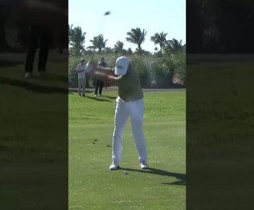 Matt Wallace Iron Swing Face On 2025 #golfswing #pgatour #mattwallace