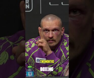 Oleksandr Usyk Reveals His Plans After Beating Tyson Fury