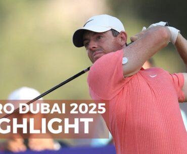 Rory McIlroy's MASTERCLASS Shots at Hero Dubai Desert Classic 2025. #rorymcilroy #dpworldtour