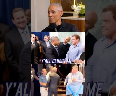 Obama did the Key & Peele handshake sketch IRL 🤣💀 #shorts