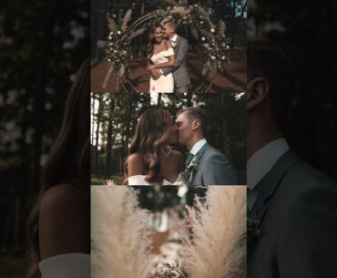 NJ WEDDING CINEMATOGRAPHY BEST CLIPS | Running Deer Golf Club Wedding | Ariana & Cody #Shorts