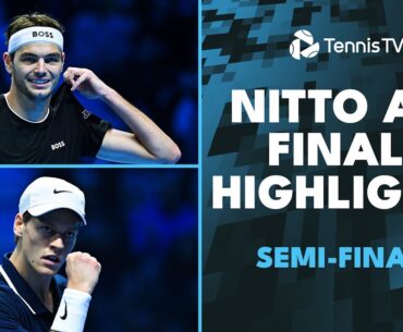 Zverev Takes On Fritz; Sinner Battles Ruud | Nitto ATP Finals 2024 Highlights Semi-Finals