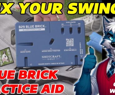 Blue Brick Golf Practice - Fixing my golf swing