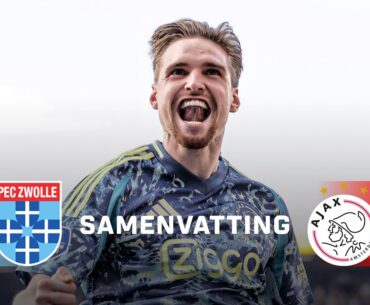 📺 VAR grijpt in, KENNETH TAYLOR benut STRAFSCHOP 💥 | Samenvatting PEC Zwolle - Ajax