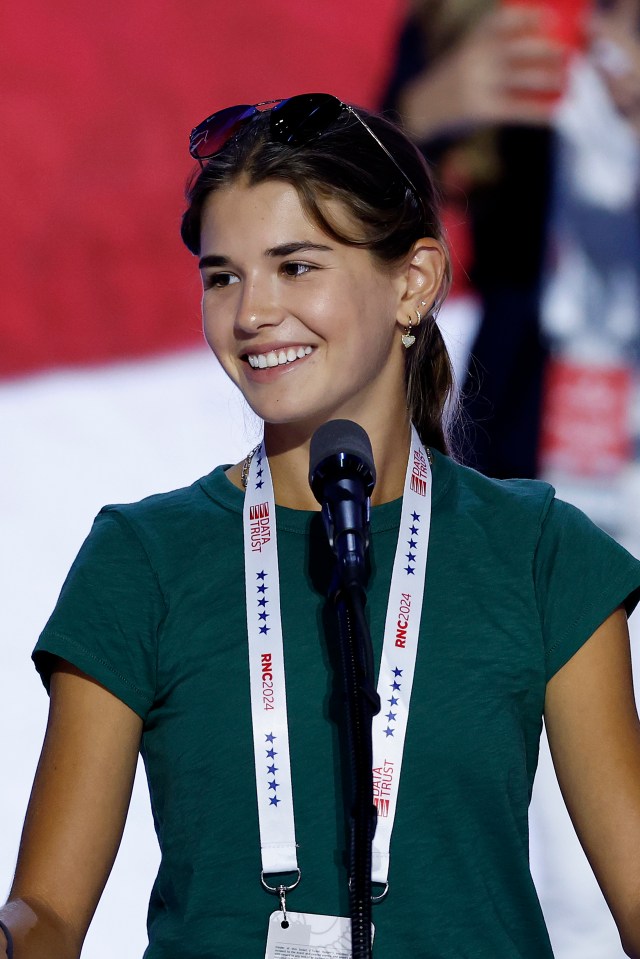 Donald Trump's granddaughter Kai shares her grandfather's love of golf and the USA