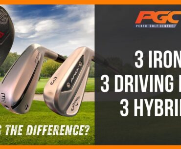 Battle of the Clubs: Iron vs. Hybrid vs. Driving Iron - Unveiling the Key Differences!