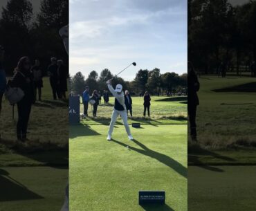 Jesper Svensson Driver Swing Face On Carnoustie 2024 #golf #golfswing